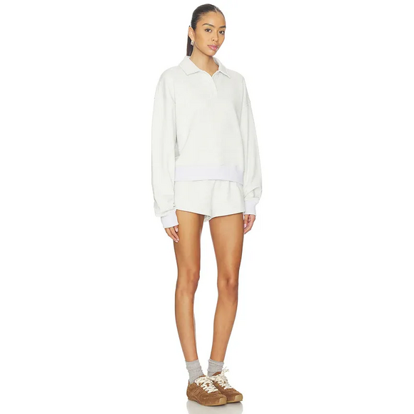 ALL THE WAYS Liora Short Set in Grey in White - Picture 2 of 11